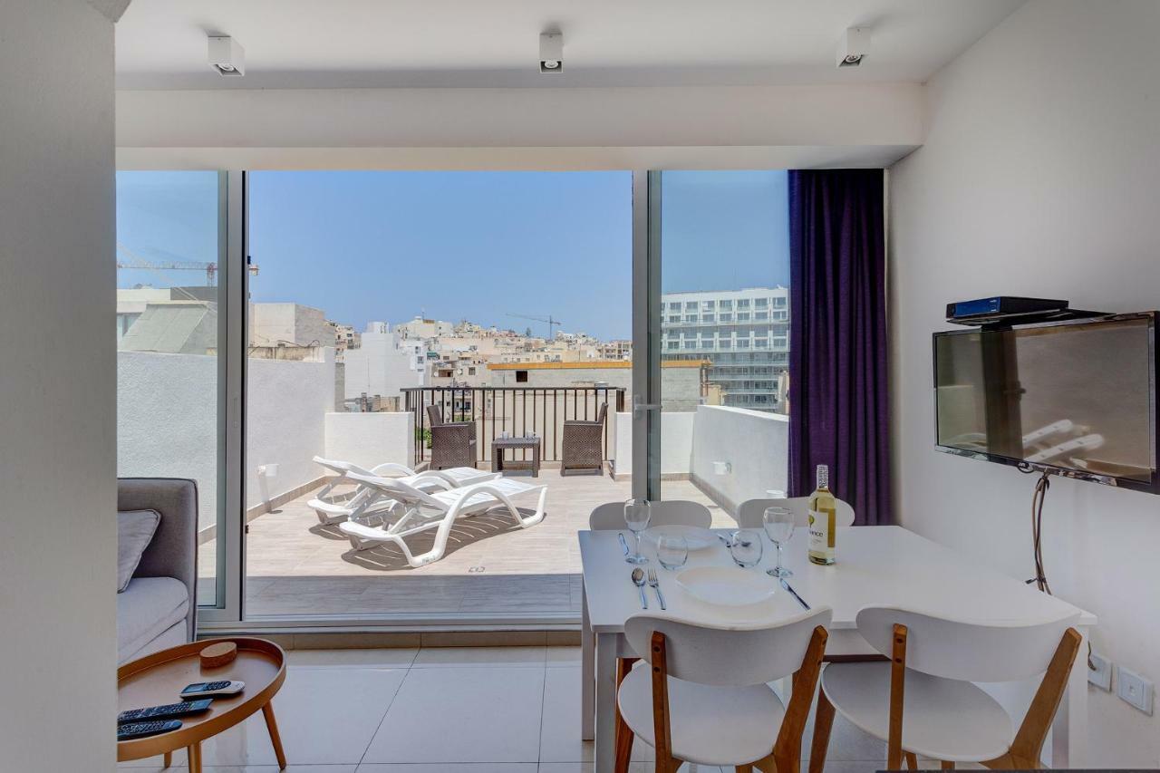 Apartmán Cosy 1Br Penthouse With Terrace, Great Location Gzira Exteriér fotografie